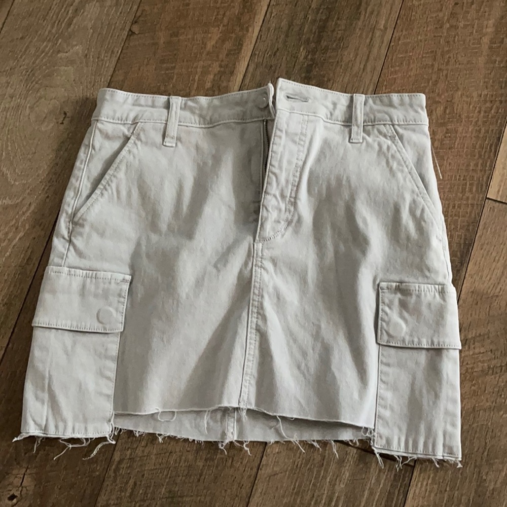 Joe’s Cargo denim skirt